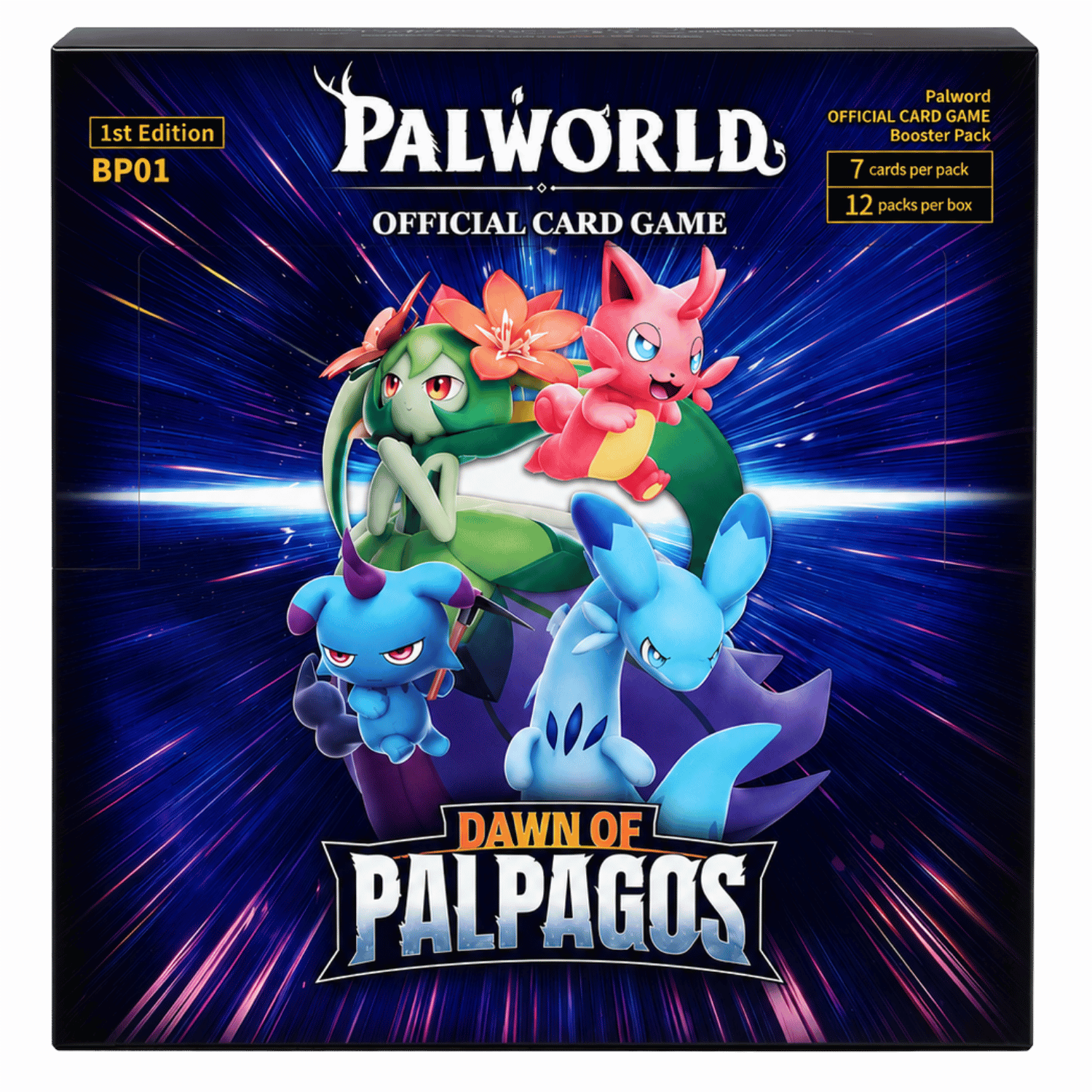 Palworld TCG BP01 Dawn of Palpagos Booster Box First Edition