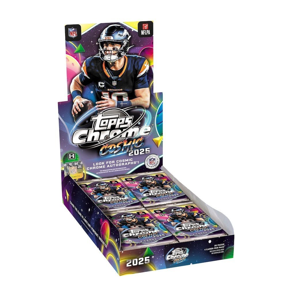 2025 Topps Chrome Cosmic Football NFL Sealed Hobby Box