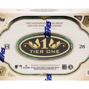 2026 Topps Tier One Baseball MLB Factory Sealed Hobby Box